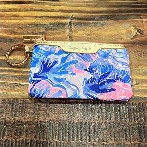 Lilly Pulitzer Vibrant Blue and Pink Key Holder
